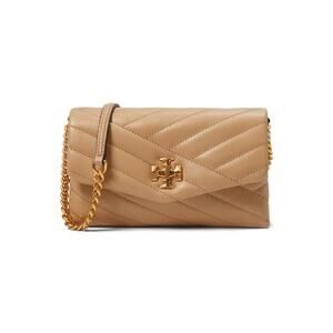 Tory Burch Kira Chevron Chain Wallet, Desert Dune